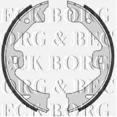 BBS6331 Borg&beck zapatas de freno de mano