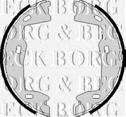 BBS6238 Borg&beck zapatas de freno de mano