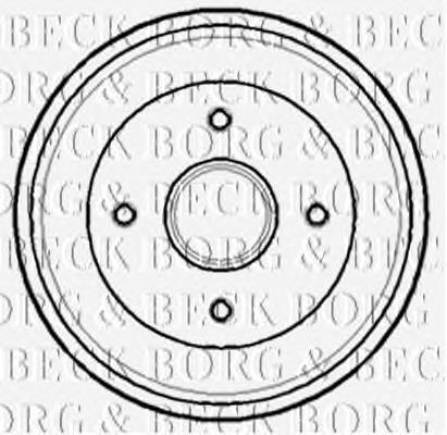 BBR7138 Borg&beck freno de tambor trasero
