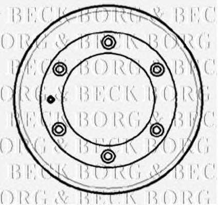 BBR7110 Borg&beck freno de tambor trasero