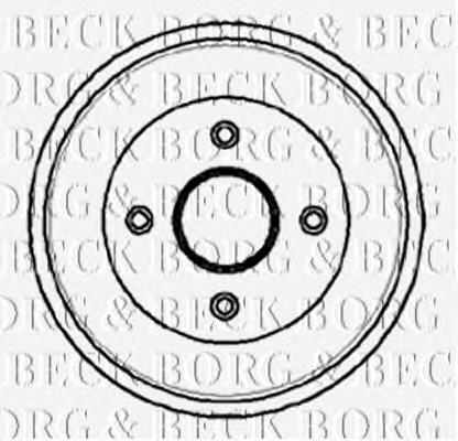 BBR7034 Borg&beck freno de tambor trasero