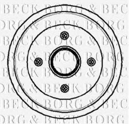 BBR7054 Borg&beck freno de tambor trasero