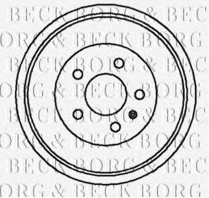 BBR7045 Borg&beck freno de tambor trasero