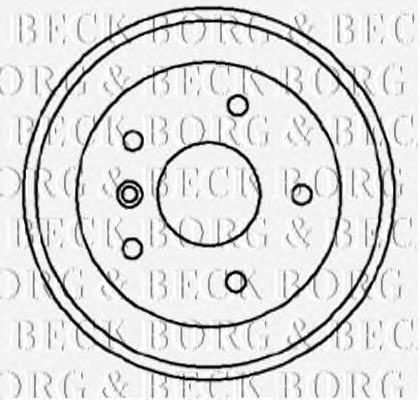 BBR7022 Borg&beck freno de tambor trasero