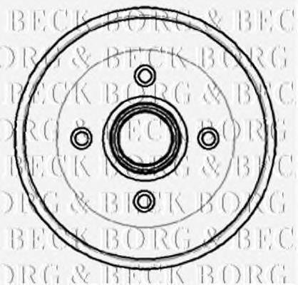 BBR7024 Borg&beck freno de tambor trasero