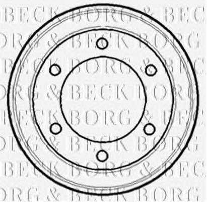 BBR7084 Borg&beck freno de tambor trasero