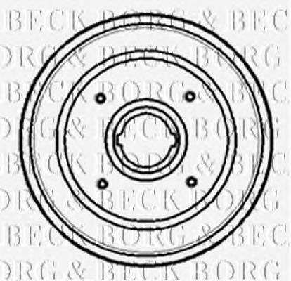 BBR7085 Borg&beck freno de tambor trasero