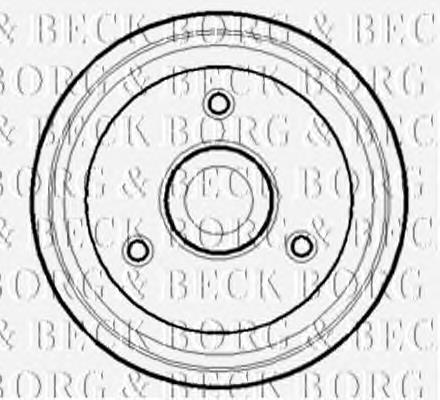 BBR7071 Borg&beck freno de tambor trasero