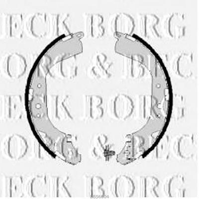 BBS6004 Borg&beck zapatas de frenos de tambor traseras