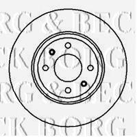BBD4976 Borg&beck freno de disco delantero