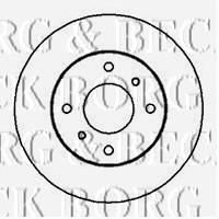 BBD4942 Borg&beck freno de disco delantero