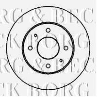 BBD4935 Borg&beck freno de disco delantero