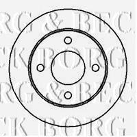 BBD4937 Borg&beck freno de disco delantero