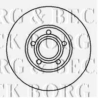 BBD4947 Borg&beck freno de disco delantero