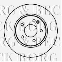 BBD4999 Borg&beck freno de disco delantero