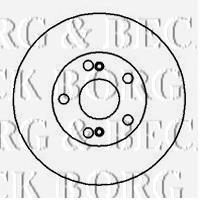 BBD5019 Borg&beck freno de disco delantero