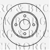 Freno de disco delantero BBD4868 Borg&beck