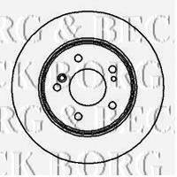 BBD4918 Borg&beck disco de freno trasero