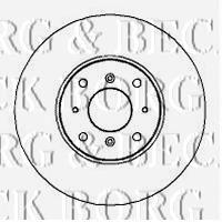 BBD4891 Borg&beck freno de disco delantero