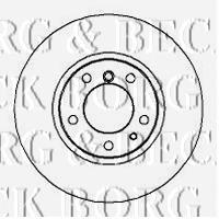 BBD4894 Borg&beck freno de disco delantero