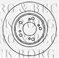 BBD5129 Borg&beck freno de disco delantero