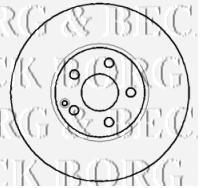 Frenos delanteros Borg&beck BBD5765S precio, desde 62,70 EUR