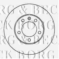 BBD5722S Borg&beck disco de freno delantero