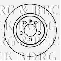 BBD5040 Borg&beck freno de disco delantero