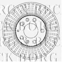 BBD4334 Borg&beck freno de disco delantero