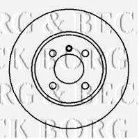BBD4311 Borg&beck freno de disco delantero
