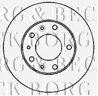 BBD4351 Borg&beck freno de disco delantero
