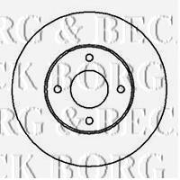 BBD4232 Borg&beck freno de disco delantero