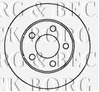 BBD4236 Borg&beck freno de disco delantero