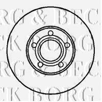 BBD4220 Borg&beck freno de disco delantero