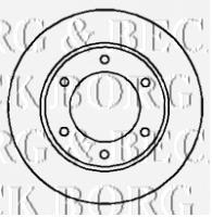 BBD4217 Borg&beck freno de disco delantero