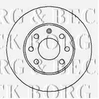 BBD4252 Borg&beck freno de disco delantero