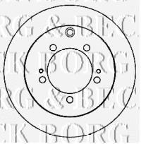 BBD4556 Borg&beck disco de freno trasero