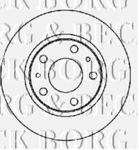 BBD4412 Borg&beck disco de freno delantero