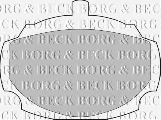 Pastillas de freno delanteras BBP1038 Borg&beck