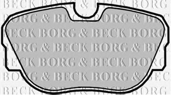 BBP1050 Borg&beck pastillas de freno delanteras
