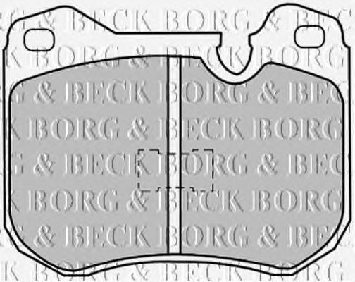 BBP1030 Borg&beck pastillas de freno delanteras