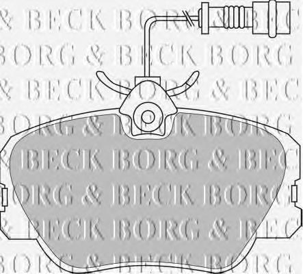 BBP1068 Borg&beck pastillas de freno delanteras