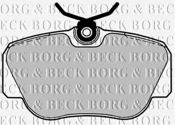 BBP1063 Borg&beck pastillas de freno delanteras