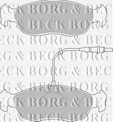 BBP1069 Borg&beck pastillas de freno delanteras