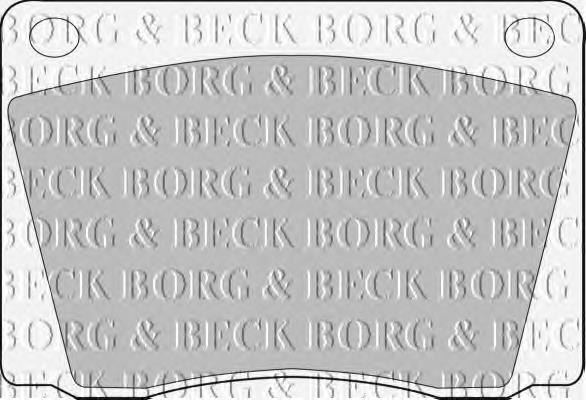 BBP1011 Borg&beck pastillas de freno delanteras