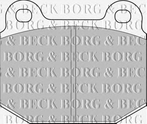 Pastillas de freno delanteras BBP1005 Borg&beck