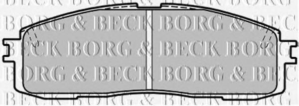 Pastillas de freno traseras BBP1203 Borg&beck