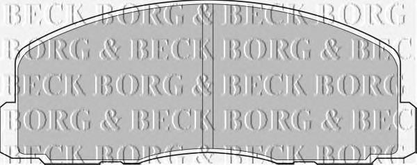 BBP1262 Borg&beck pastillas de freno delanteras