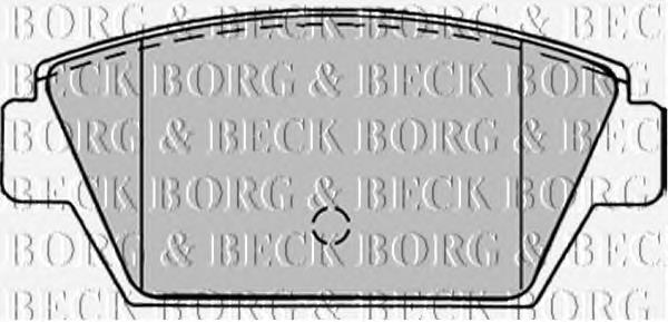 BBP1243 Borg&beck pastillas de freno traseras
