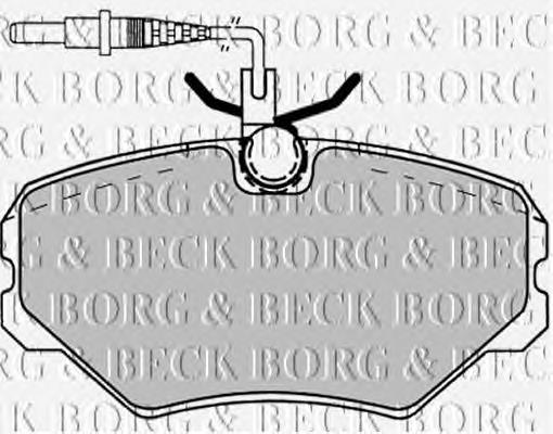 BBP1137 Borg&beck pastillas de freno delanteras